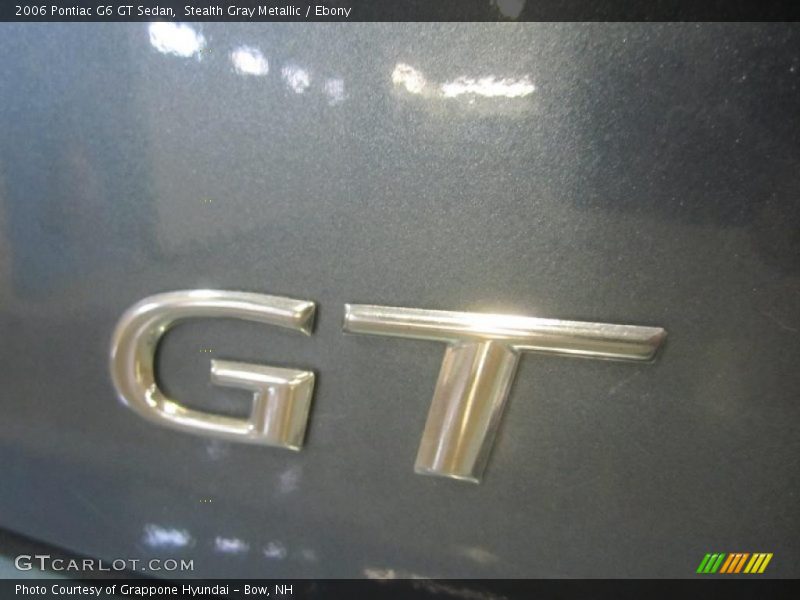 Stealth Gray Metallic / Ebony 2006 Pontiac G6 GT Sedan