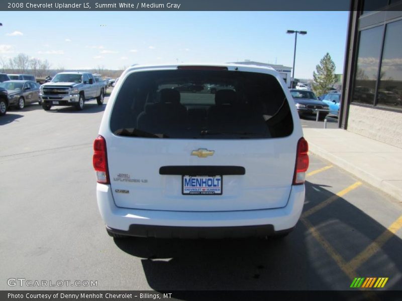Summit White / Medium Gray 2008 Chevrolet Uplander LS