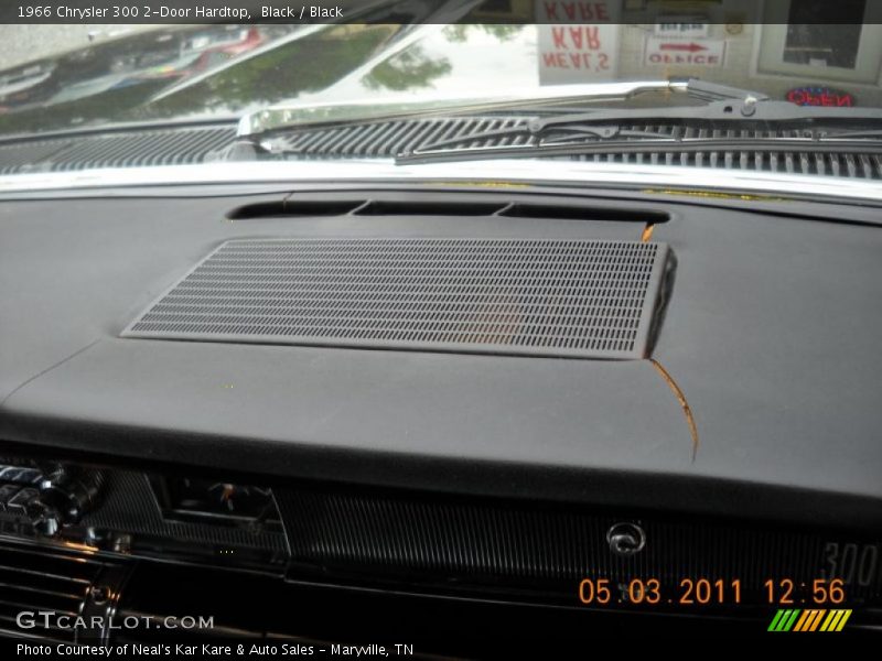 Black / Black 1966 Chrysler 300 2-Door Hardtop