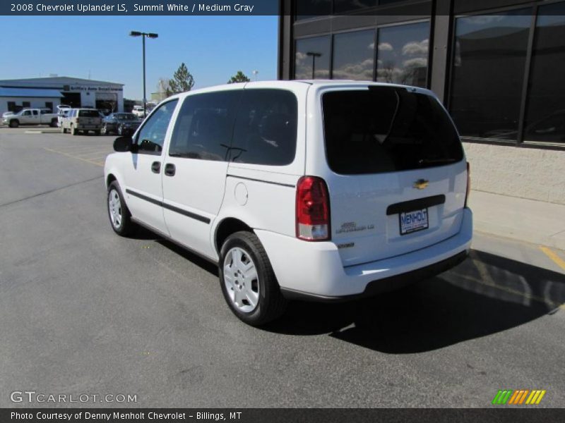 Summit White / Medium Gray 2008 Chevrolet Uplander LS