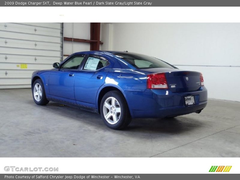 Deep Water Blue Pearl / Dark Slate Gray/Light Slate Gray 2009 Dodge Charger SXT