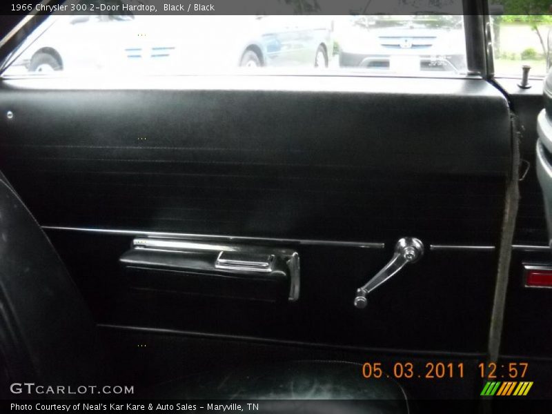 Black / Black 1966 Chrysler 300 2-Door Hardtop