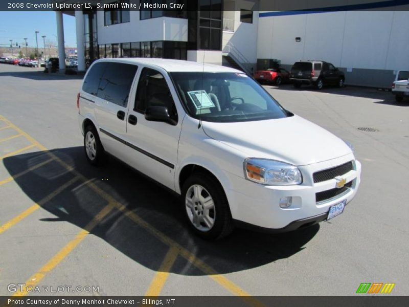 Summit White / Medium Gray 2008 Chevrolet Uplander LS