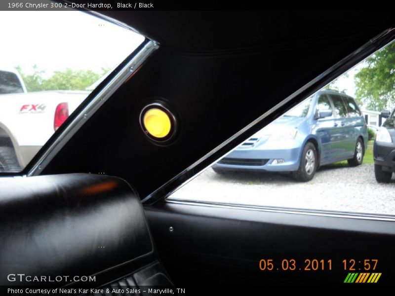 Black / Black 1966 Chrysler 300 2-Door Hardtop