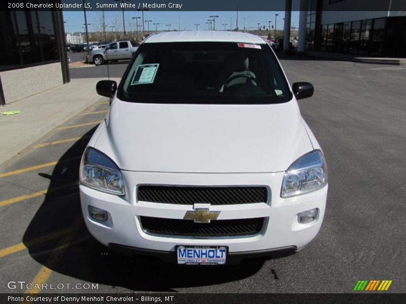 Summit White / Medium Gray 2008 Chevrolet Uplander LS