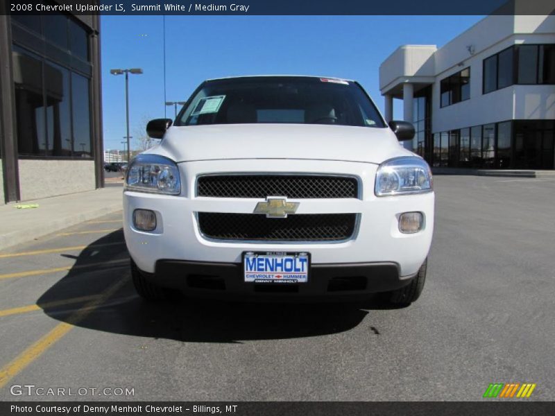 Summit White / Medium Gray 2008 Chevrolet Uplander LS