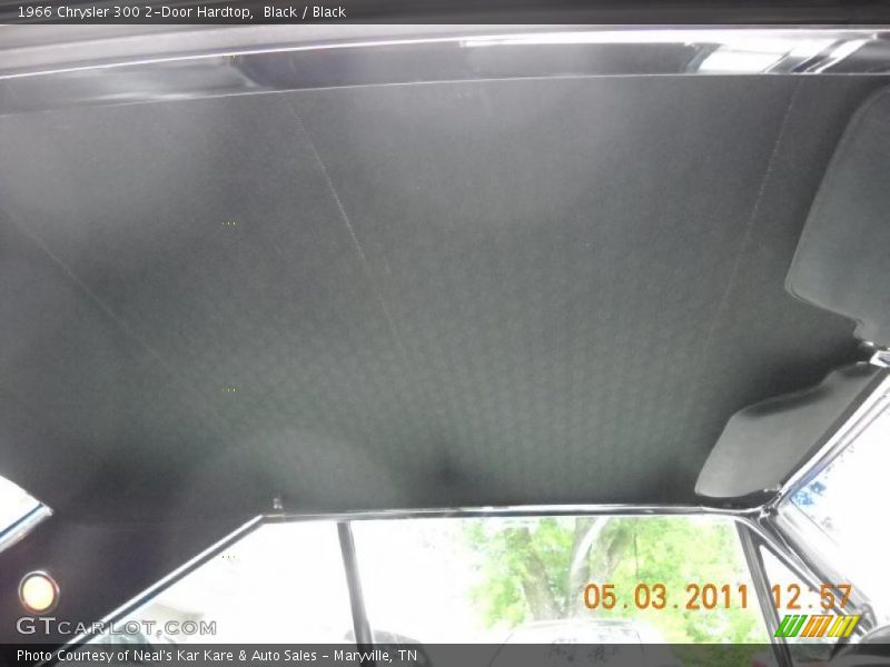  1966 300 2-Door Hardtop Black Interior