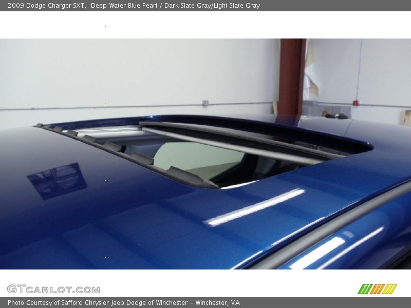 Deep Water Blue Pearl / Dark Slate Gray/Light Slate Gray 2009 Dodge Charger SXT