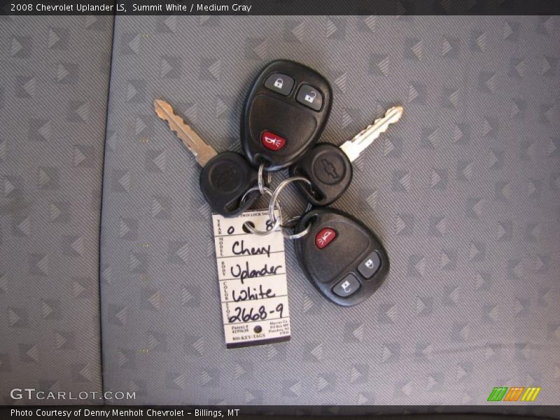Summit White / Medium Gray 2008 Chevrolet Uplander LS