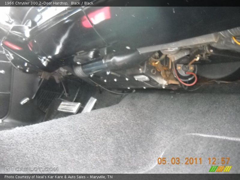 Black / Black 1966 Chrysler 300 2-Door Hardtop