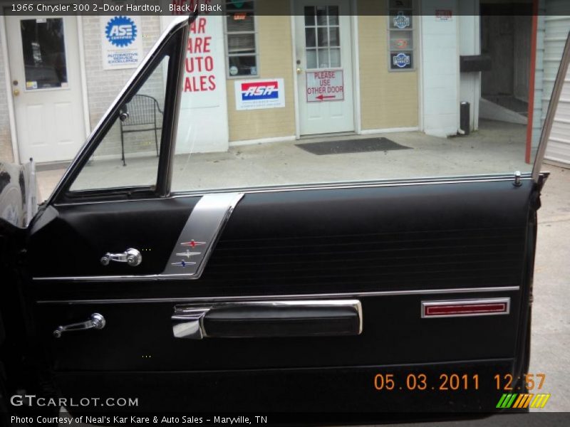 Black / Black 1966 Chrysler 300 2-Door Hardtop