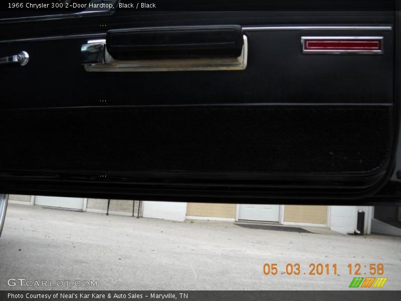 Black / Black 1966 Chrysler 300 2-Door Hardtop