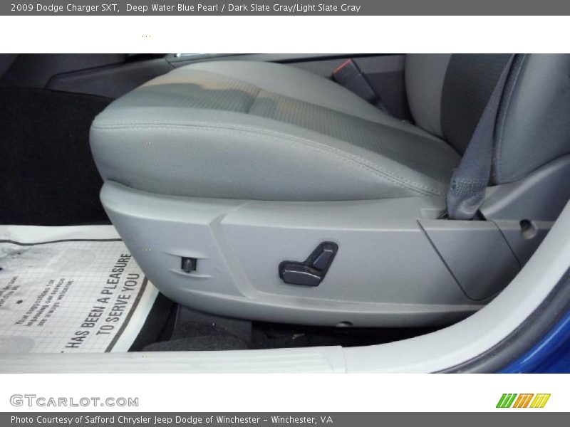 Deep Water Blue Pearl / Dark Slate Gray/Light Slate Gray 2009 Dodge Charger SXT