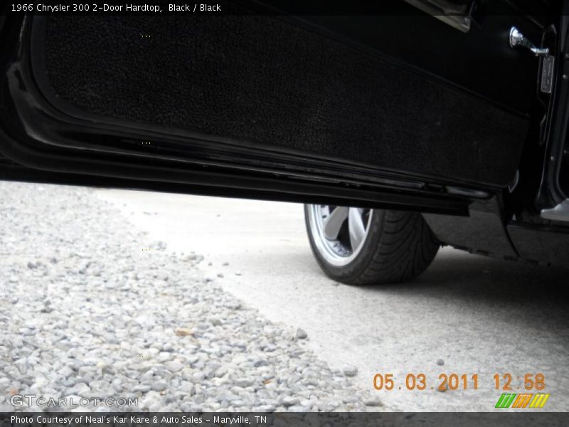 Black / Black 1966 Chrysler 300 2-Door Hardtop