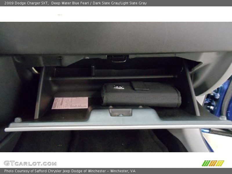 Deep Water Blue Pearl / Dark Slate Gray/Light Slate Gray 2009 Dodge Charger SXT