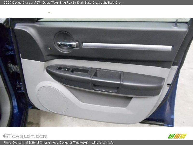 Deep Water Blue Pearl / Dark Slate Gray/Light Slate Gray 2009 Dodge Charger SXT