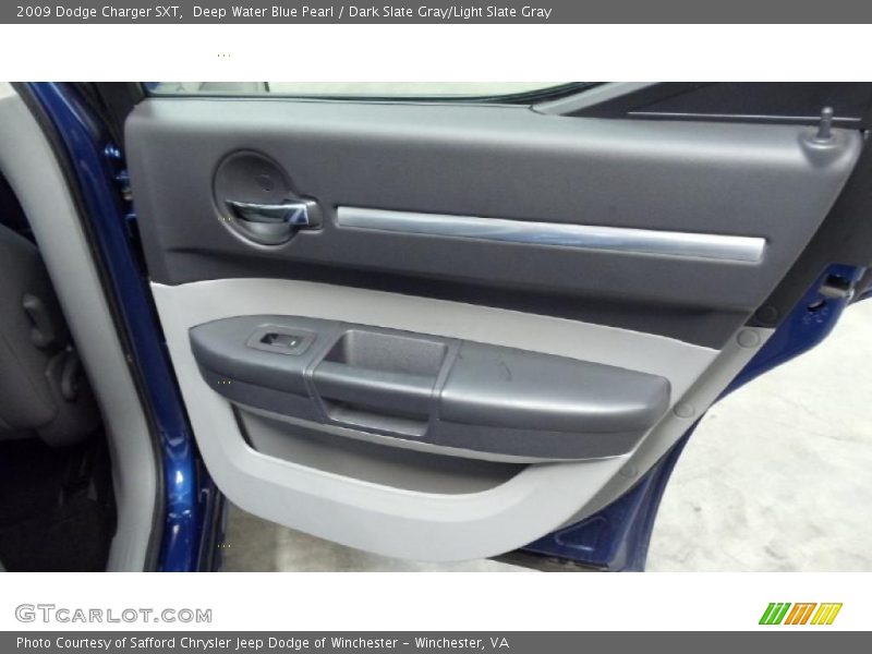 Deep Water Blue Pearl / Dark Slate Gray/Light Slate Gray 2009 Dodge Charger SXT