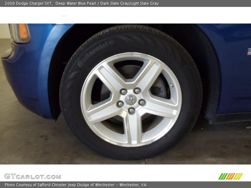 Deep Water Blue Pearl / Dark Slate Gray/Light Slate Gray 2009 Dodge Charger SXT
