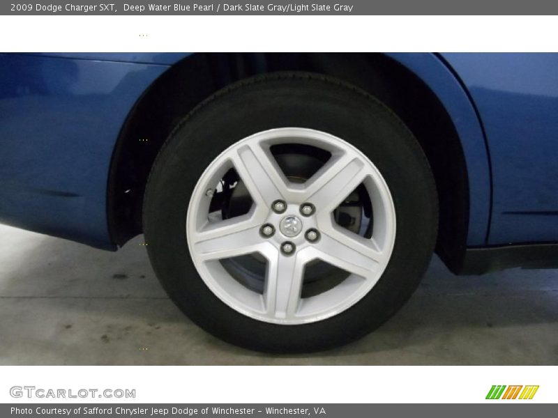 Deep Water Blue Pearl / Dark Slate Gray/Light Slate Gray 2009 Dodge Charger SXT
