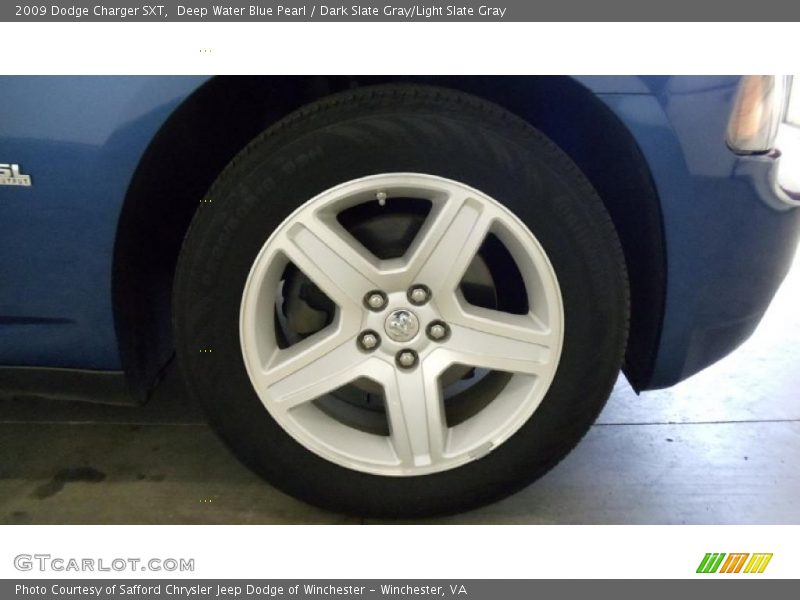 Deep Water Blue Pearl / Dark Slate Gray/Light Slate Gray 2009 Dodge Charger SXT