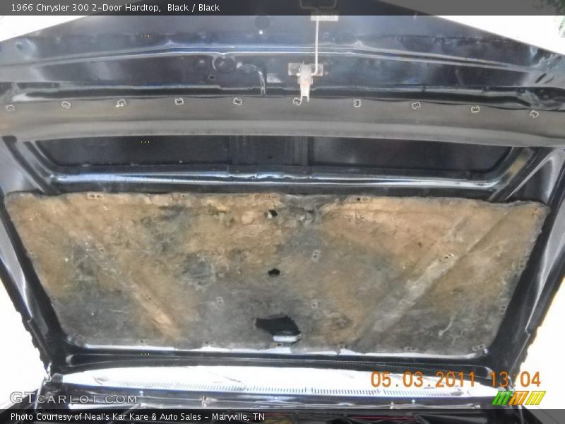 Black / Black 1966 Chrysler 300 2-Door Hardtop