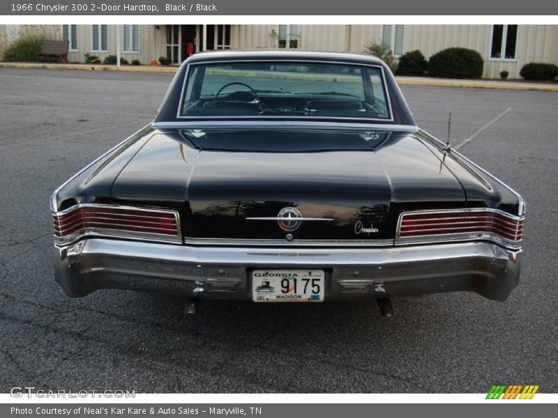Black / Black 1966 Chrysler 300 2-Door Hardtop