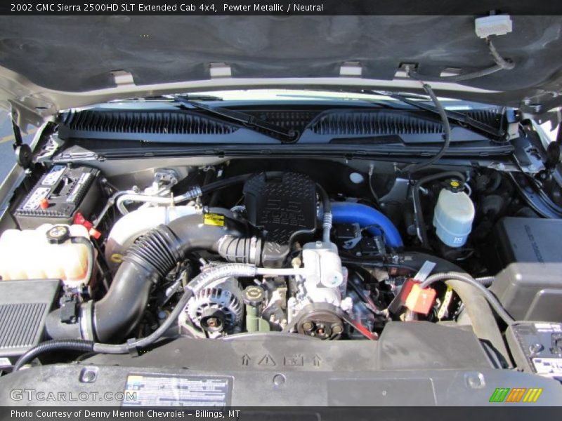 Pewter Metallic / Neutral 2002 GMC Sierra 2500HD SLT Extended Cab 4x4
