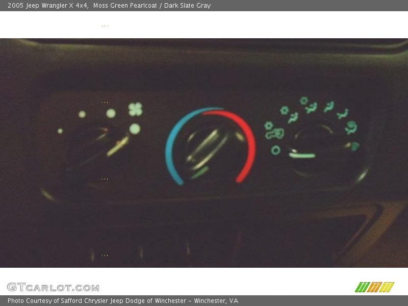 Moss Green Pearlcoat / Dark Slate Gray 2005 Jeep Wrangler X 4x4