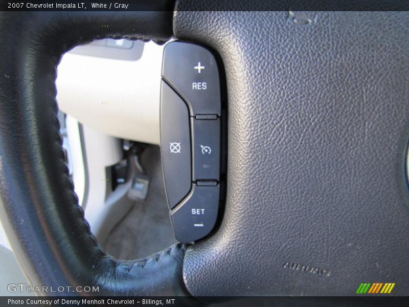 White / Gray 2007 Chevrolet Impala LT