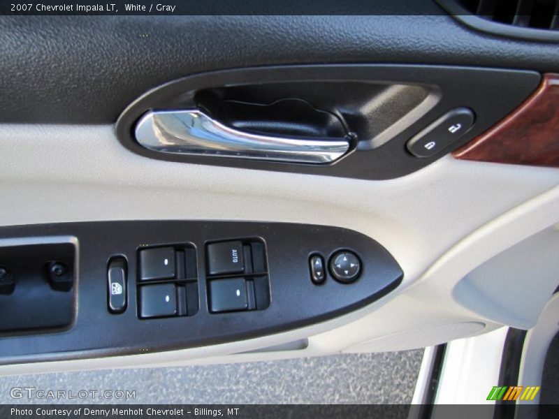 White / Gray 2007 Chevrolet Impala LT