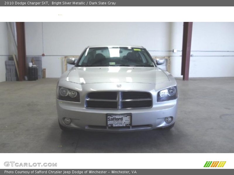 Bright Silver Metallic / Dark Slate Gray 2010 Dodge Charger SXT