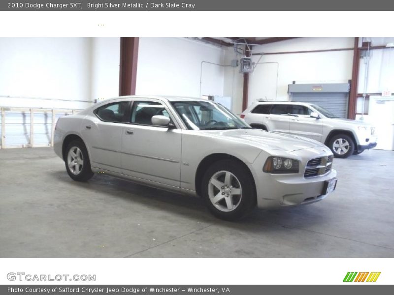 Bright Silver Metallic / Dark Slate Gray 2010 Dodge Charger SXT