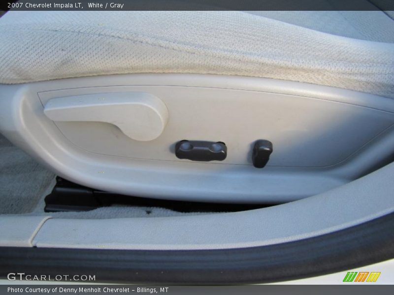 White / Gray 2007 Chevrolet Impala LT