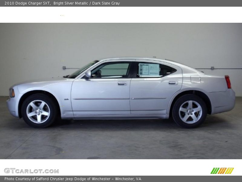 Bright Silver Metallic / Dark Slate Gray 2010 Dodge Charger SXT