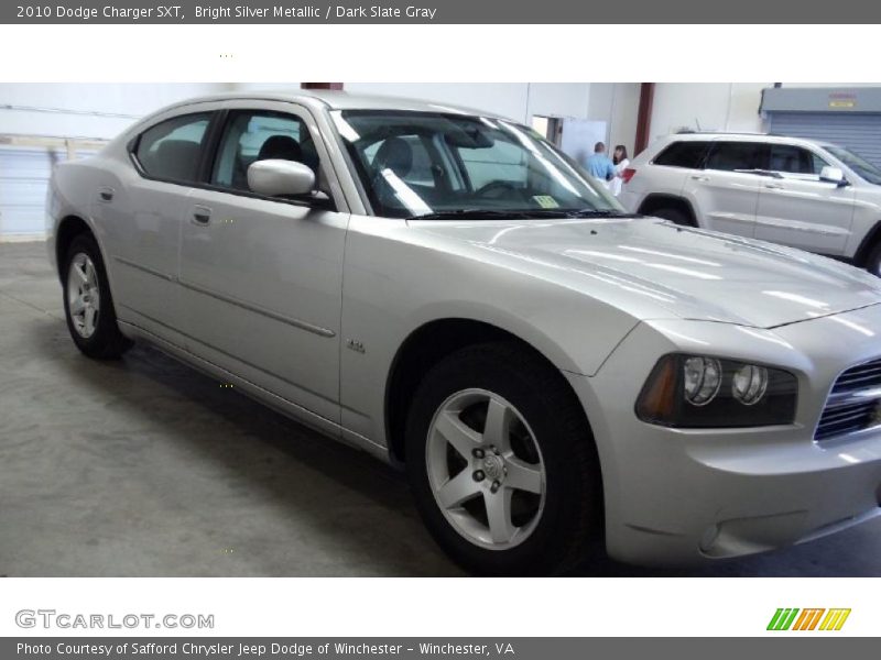 Bright Silver Metallic / Dark Slate Gray 2010 Dodge Charger SXT