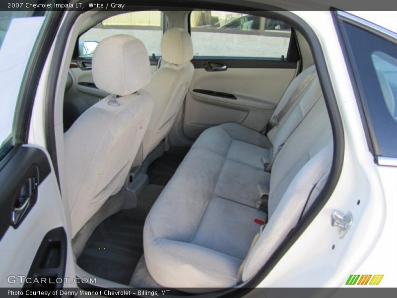 White / Gray 2007 Chevrolet Impala LT