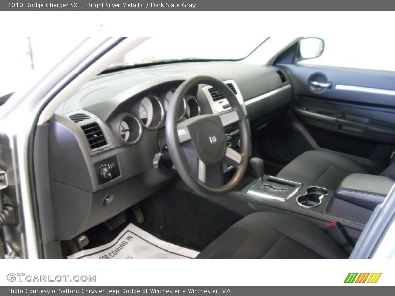 Bright Silver Metallic / Dark Slate Gray 2010 Dodge Charger SXT