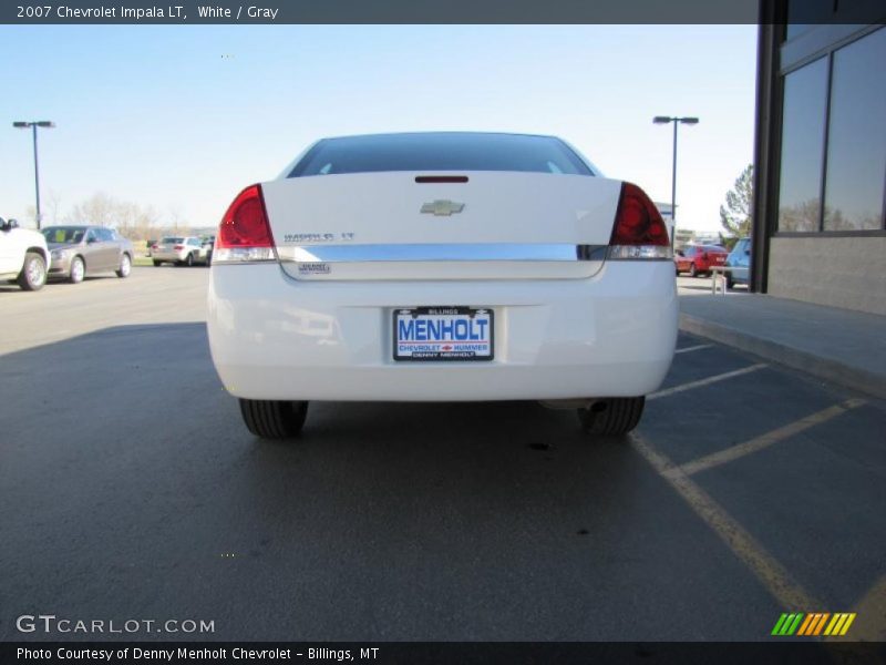 White / Gray 2007 Chevrolet Impala LT