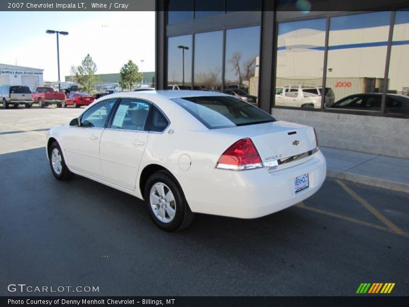 White / Gray 2007 Chevrolet Impala LT