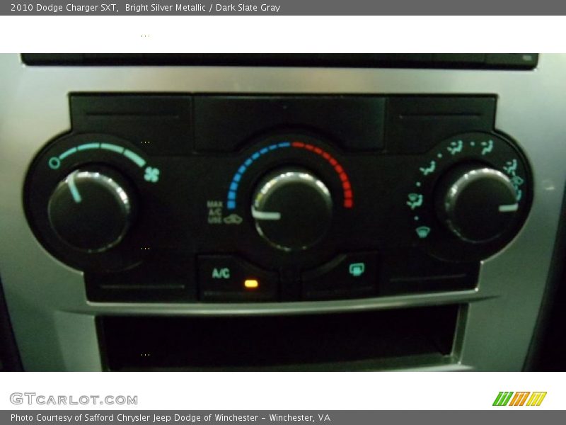 Bright Silver Metallic / Dark Slate Gray 2010 Dodge Charger SXT