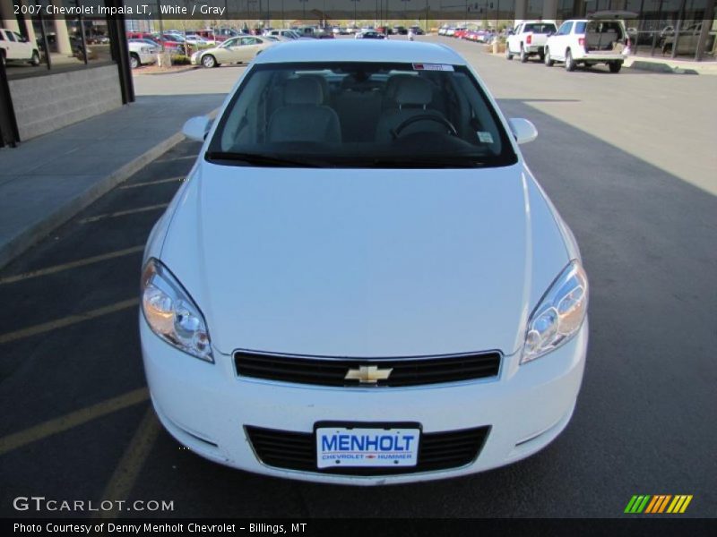 White / Gray 2007 Chevrolet Impala LT