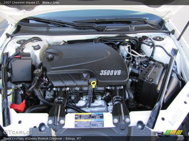 White / Gray 2007 Chevrolet Impala LT