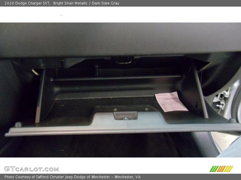 Bright Silver Metallic / Dark Slate Gray 2010 Dodge Charger SXT