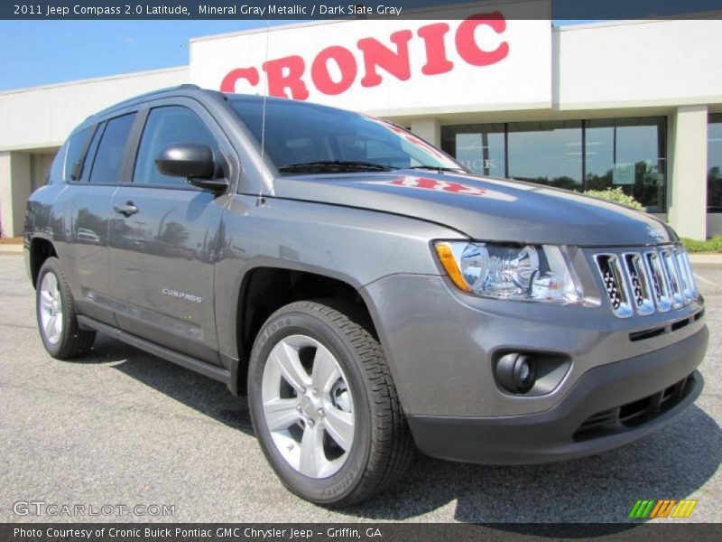 Mineral Gray Metallic / Dark Slate Gray 2011 Jeep Compass 2.0 Latitude
