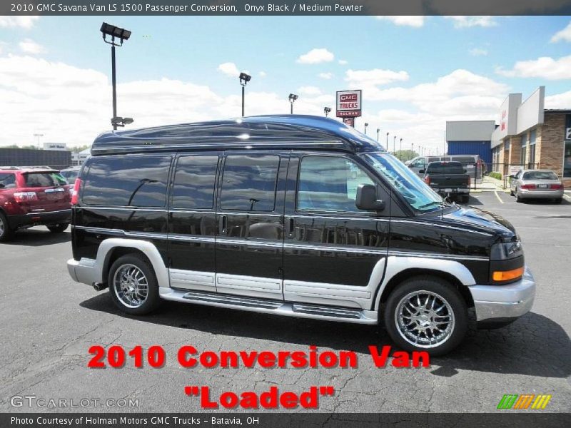 Onyx Black / Medium Pewter 2010 GMC Savana Van LS 1500 Passenger Conversion