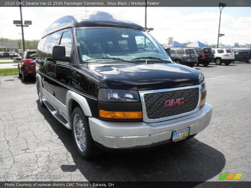 Onyx Black / Medium Pewter 2010 GMC Savana Van LS 1500 Passenger Conversion