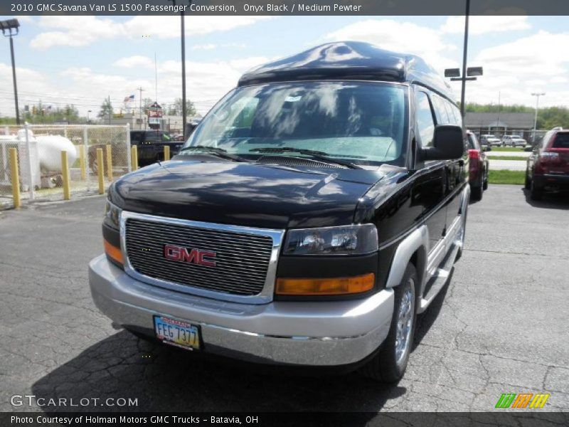 Onyx Black / Medium Pewter 2010 GMC Savana Van LS 1500 Passenger Conversion