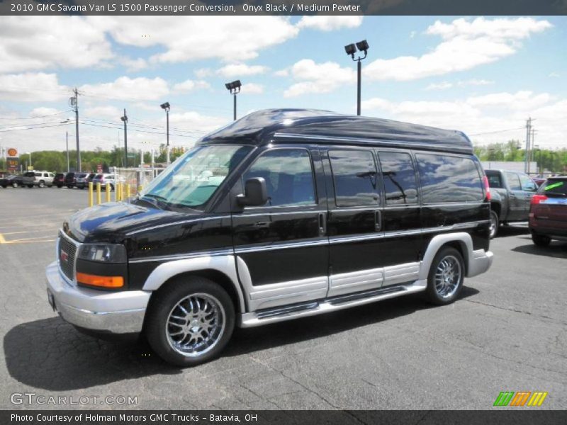 Onyx Black / Medium Pewter 2010 GMC Savana Van LS 1500 Passenger Conversion