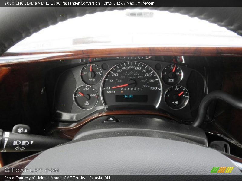 Onyx Black / Medium Pewter 2010 GMC Savana Van LS 1500 Passenger Conversion