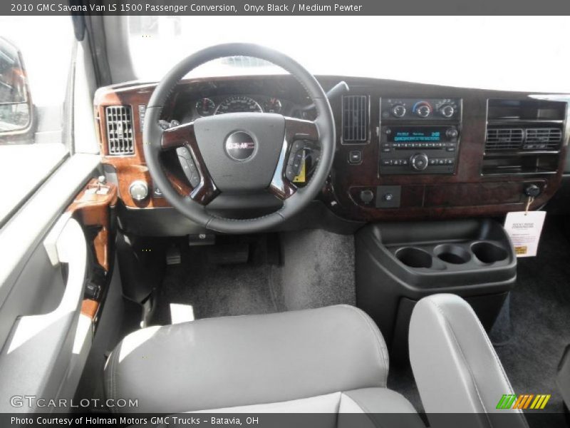 Onyx Black / Medium Pewter 2010 GMC Savana Van LS 1500 Passenger Conversion